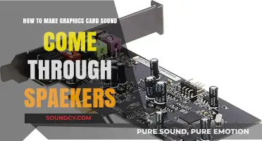 How to Route Graphics Card Audio to Speakers: A Step-by-Step Guide