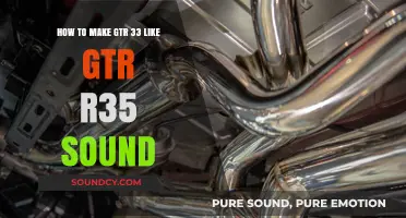 Transform Your GTR 33 Exhaust to Mimic the R35's Iconic Sound