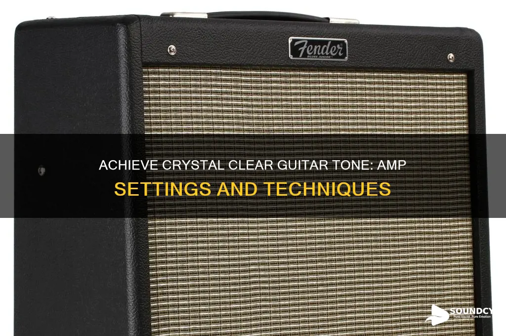 how to make guitar sound clean coming from amp