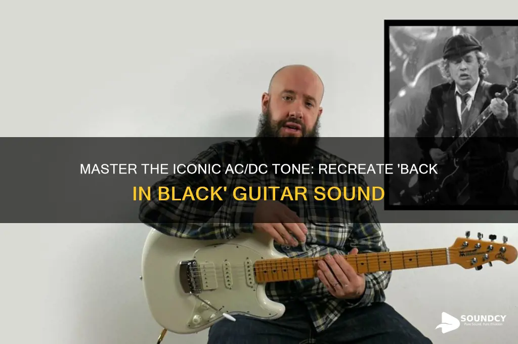 how to make guitar sound like back in black