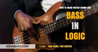 Transform Your Guitar into a Bass in Logic Pro: A Step-by-Step Guide