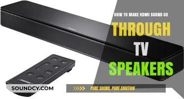 How to Route HDMI Audio Through Your TV Speakers Easily