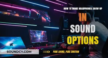Troubleshooting Headphones: How to Make Them Appear in Sound Settings