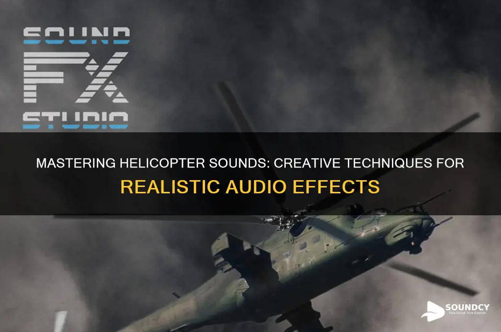 how to make hellicopter sound