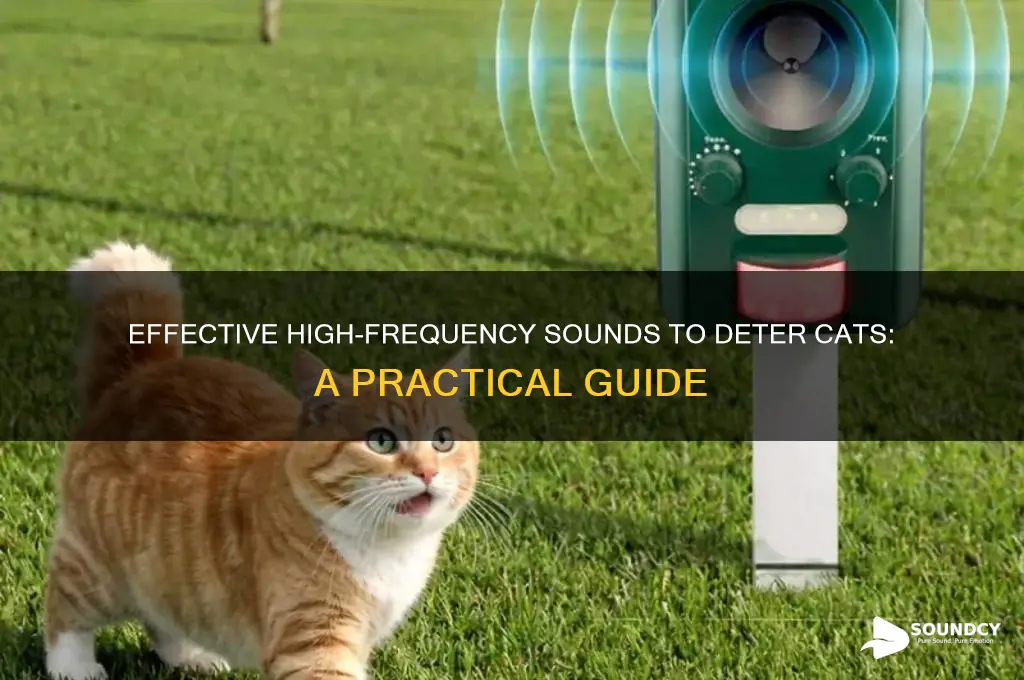 how to make high frequency sounds that cats hate
