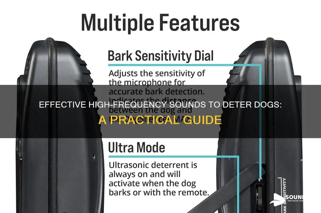 how to make high frequency sounds that dogs hate