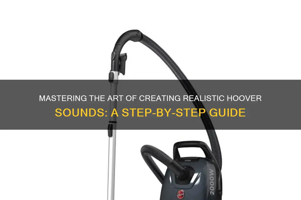 how to make hoover sound