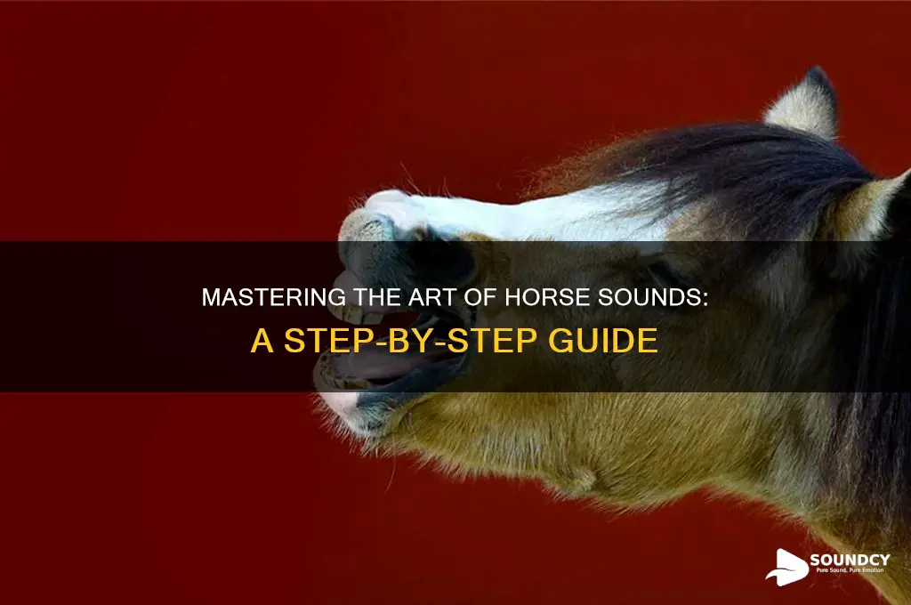 how to make horse sound