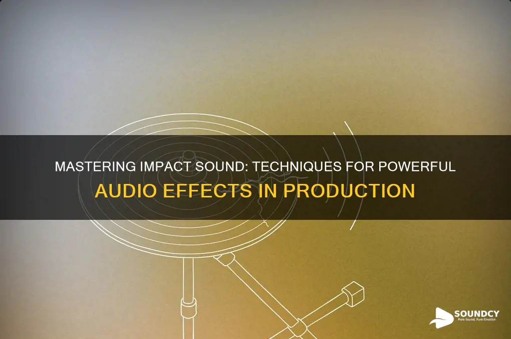 how to make impact sound