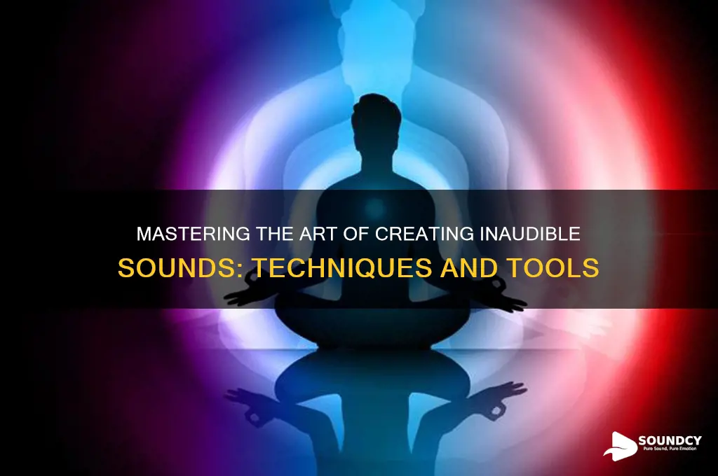 how to make inaudible sounds