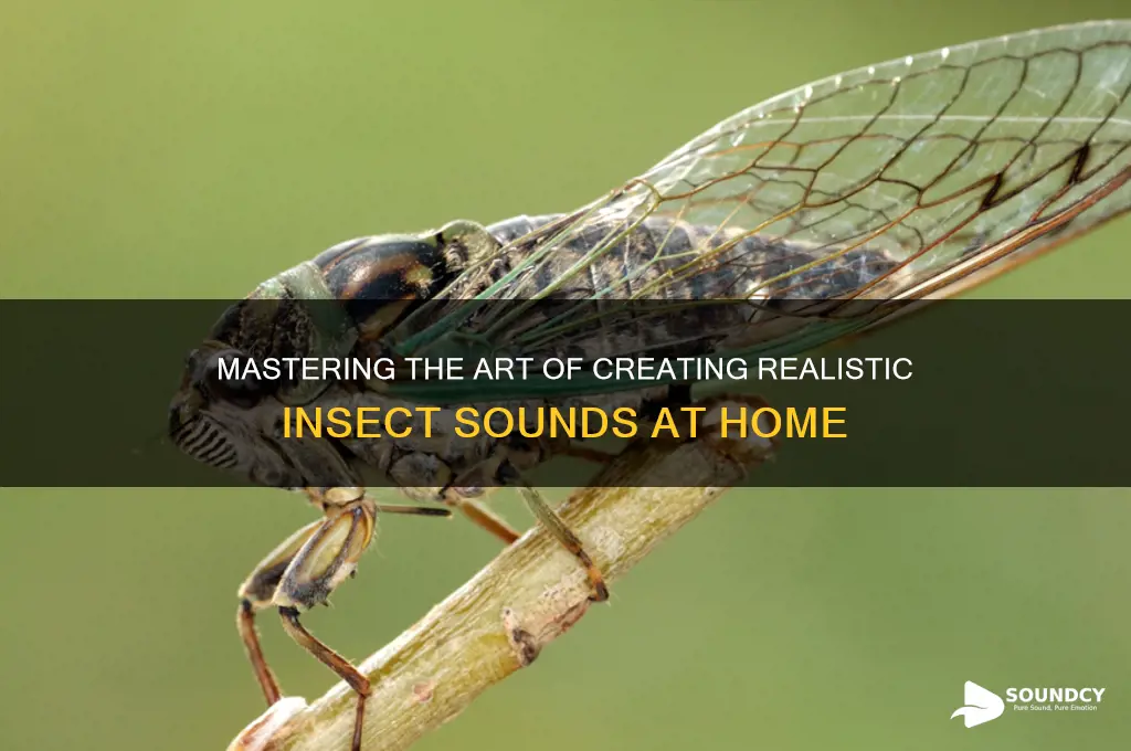 how to make insect sounds