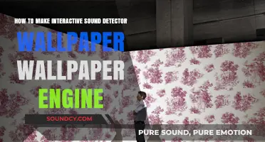 Create Interactive Sound Detector Wallpaper Using Wallpaper Engine
