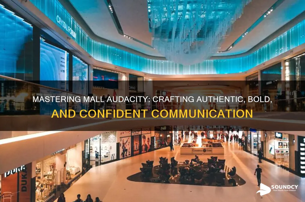 how to make it sound like a mall audacity
