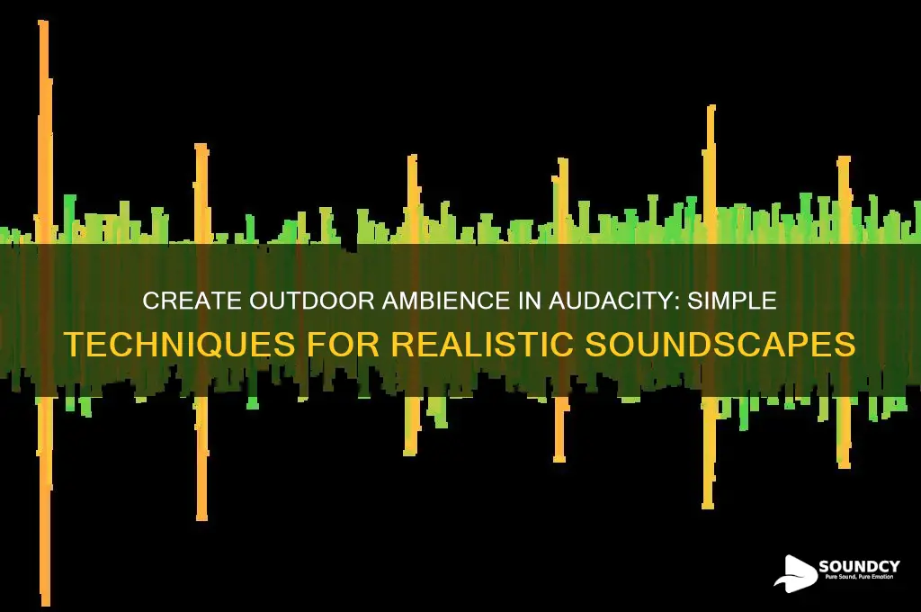 how to make it sound like you outside audacity