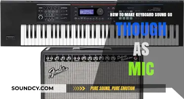 Amplify Your Keyboard Sounds: Routing Through Your Microphone Setup