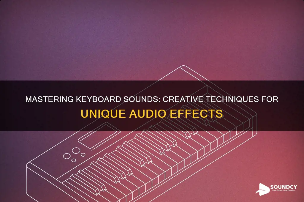how to make keyboard sound