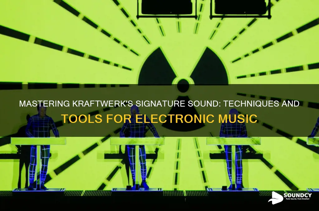 how to make kraftwerk sounds