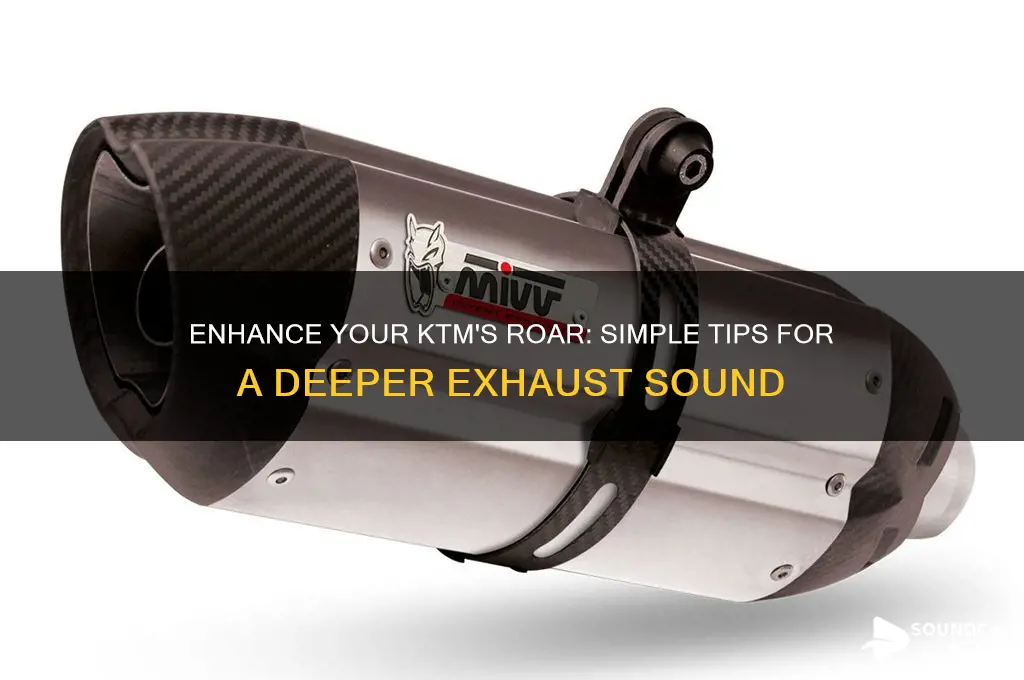 how to make ktm sound
