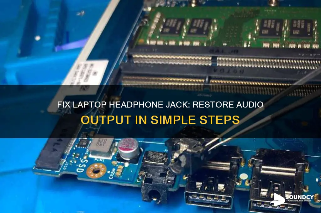 how to make laptop have sound for headphone jack