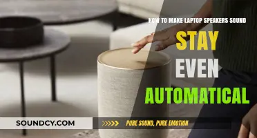 Auto-Balance Laptop Speakers: Tips for Consistent, Even Sound Output