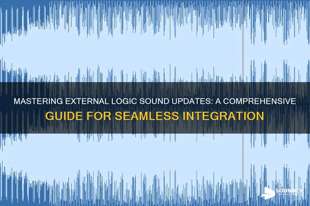 how to make logic sound updates go to external
