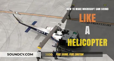 Transform Microsoft Sam's Voice into a Realistic Helicopter Sound Effect