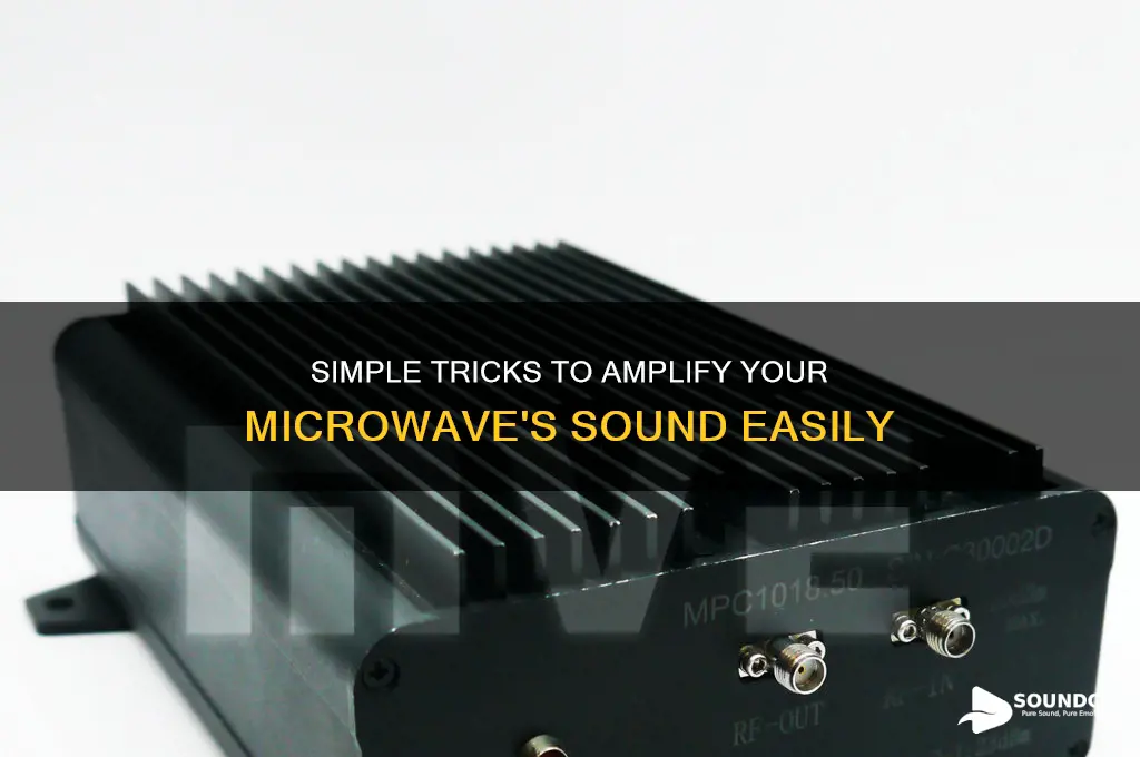 how to make microwave sound