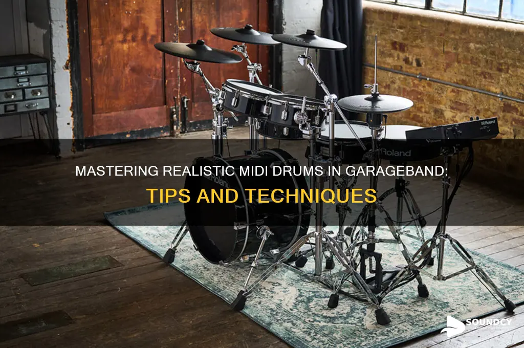 how to make midi drums sound real in garageband