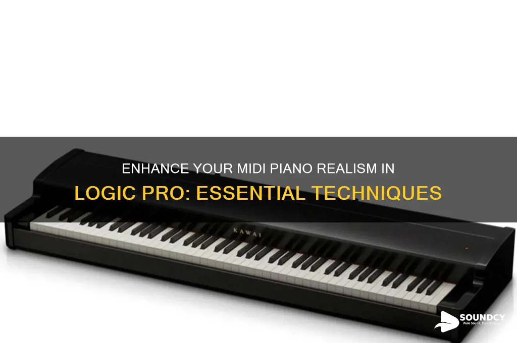 how to make midi piano sound more realistic logic