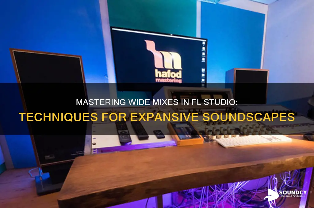 how to make mix sound wide in fl studio
