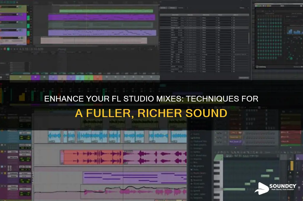 how to make mixes sound fuller in fl studio