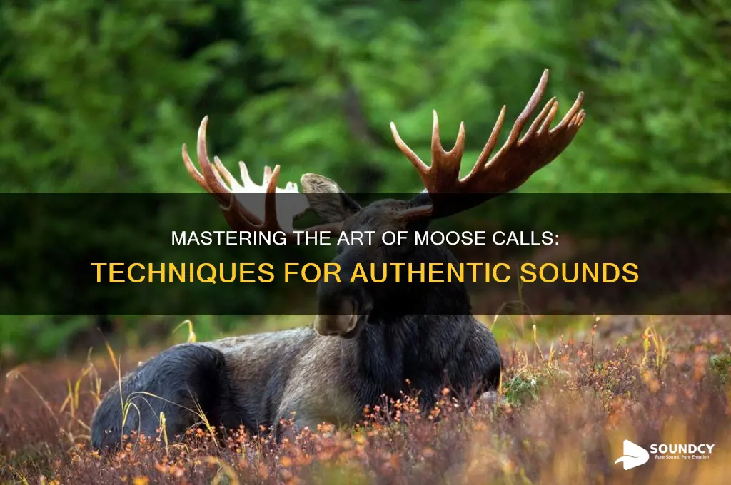 how to make moose sounds