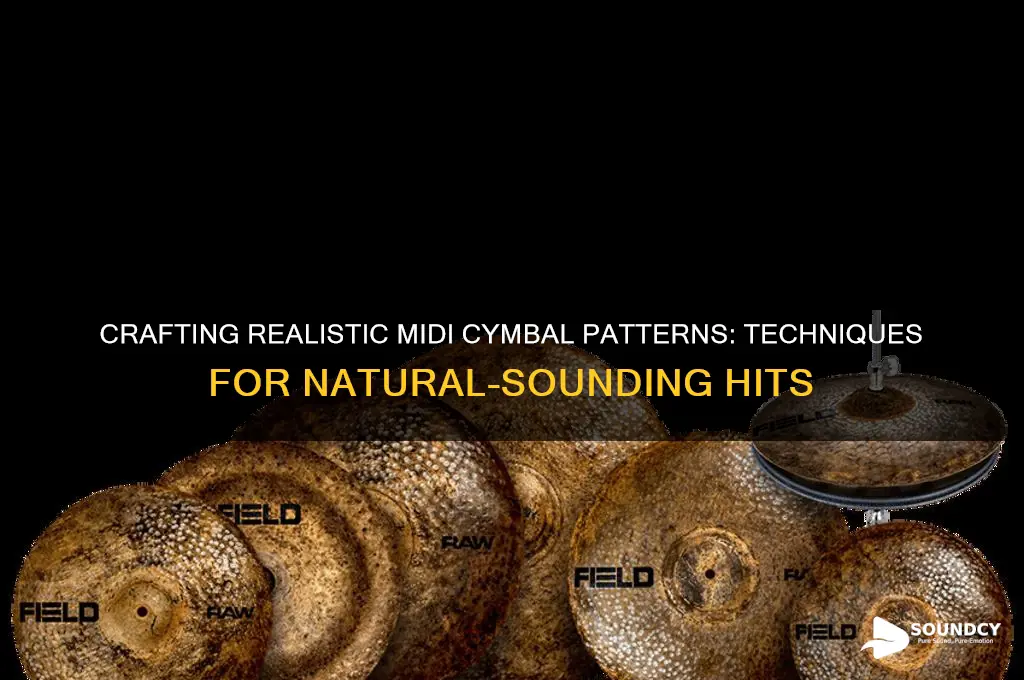 how to make multiple midi cymbal hits sound natural
