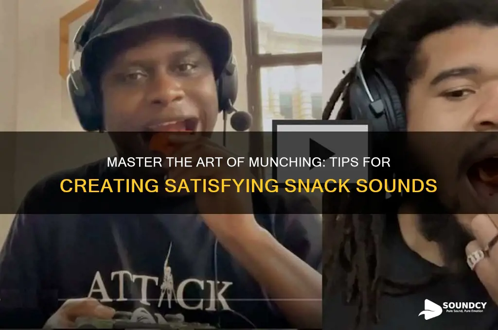 how to make munching sounds