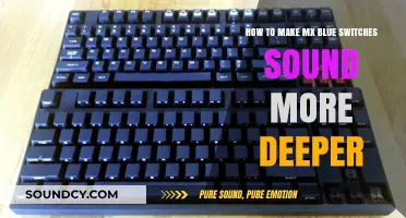 Enhance MX Blue Switches: Achieve Deeper, Richer Sound with Simple Mods
