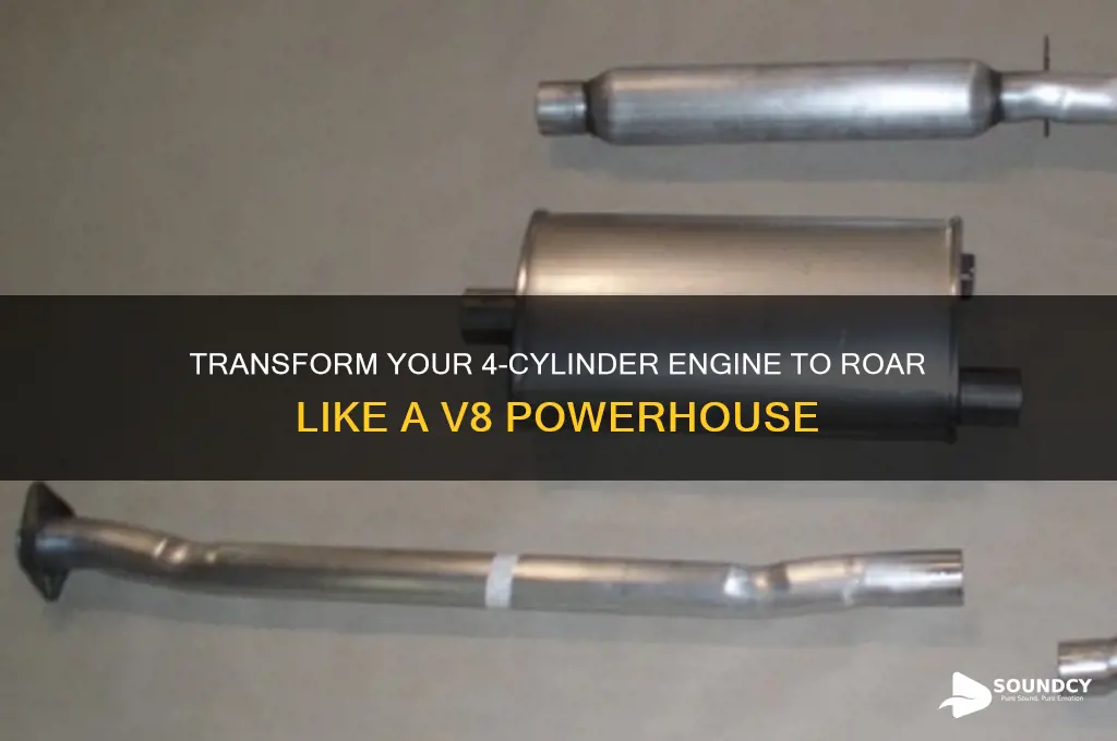 how to make my 4cyl sound like a v8