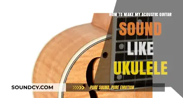 Transform Your Acoustic Guitar’s Tone to Ukulele Vibes Easily