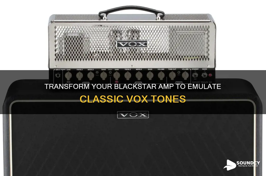 how to make my blackstar sound like a vox