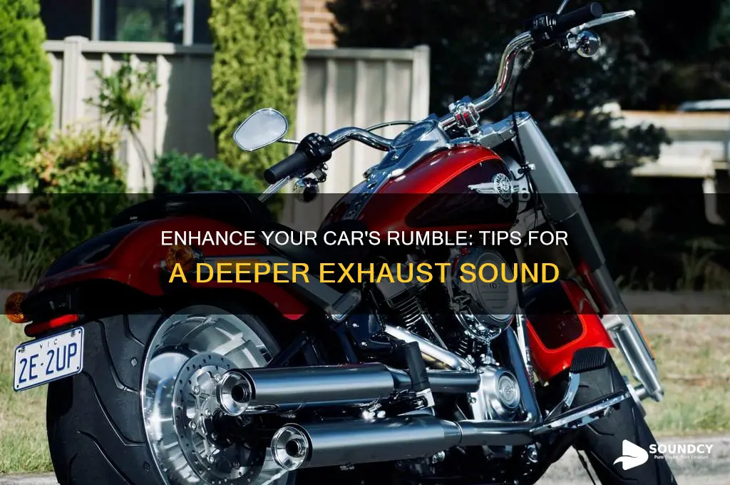 how to make my car have a deeper sound