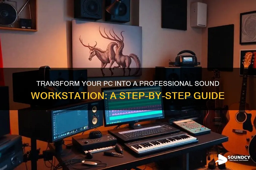 how to make my computer into a sound workstation