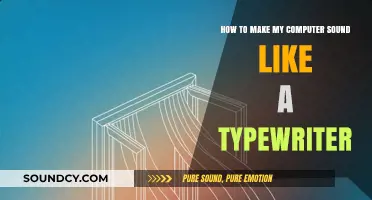 Transform Your Computer's Sound: A Guide to Typewriter Audio Effects