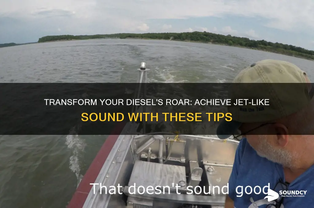 how to make my diesel sound like a jet