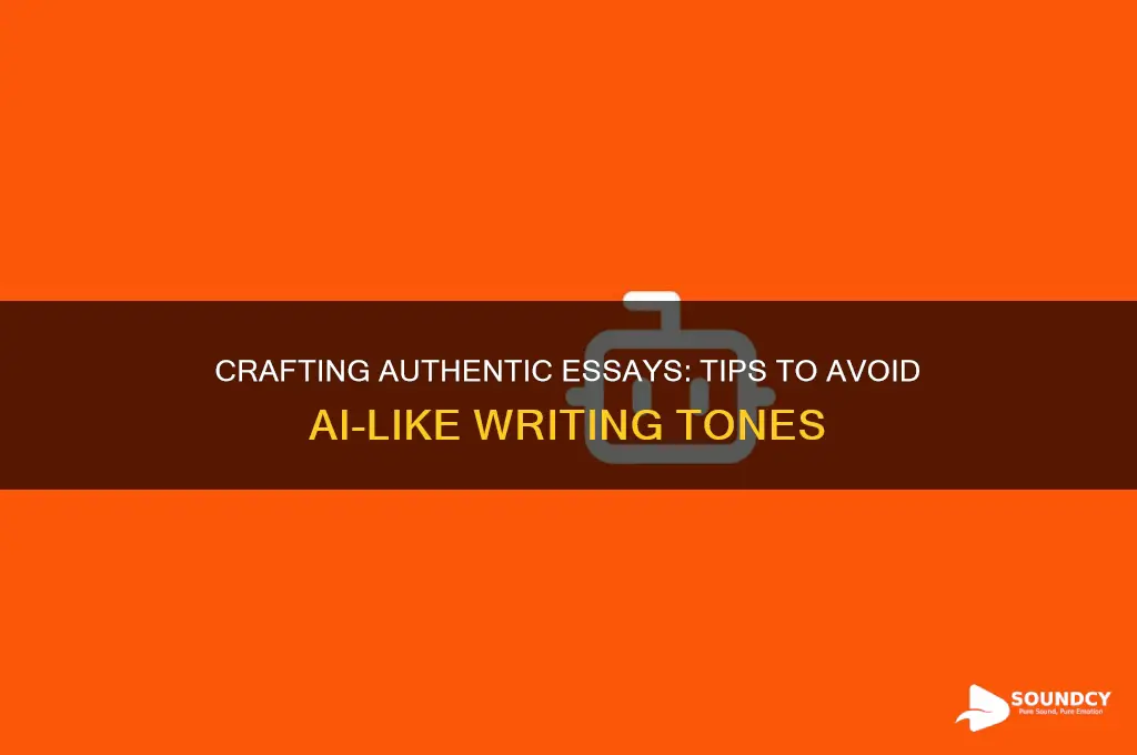 how to make my essay sound less like ai