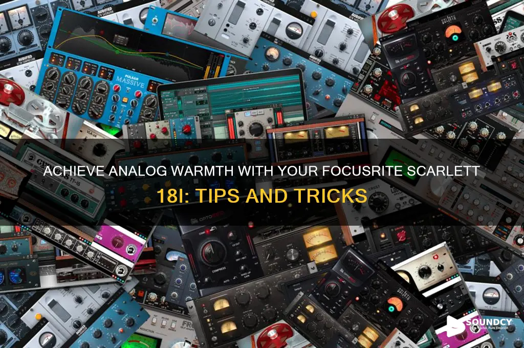 how to make my focusrite scarlett 18i sound analog