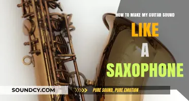 Transform Your Guitar Tone: Techniques to Emulate Saxophone Sounds