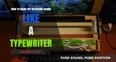 Transform Your Keyboard: Achieve Authentic Typewriter Sounds with Simple Modifications