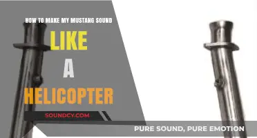 Transform Your Mustang's Exhaust to Mimic Helicopter Rotor Blade Sounds