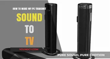 Connect Your PC to TV: Easy Sound Transmission Guide