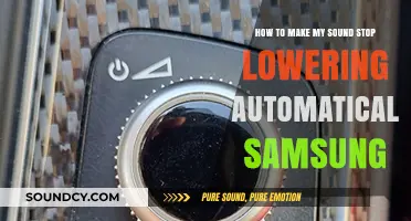 Fix Samsung Auto Volume Lowering: Easy Solutions to Stop Sound Drop