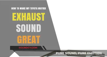 Enhance Your Toyota Matrix Exhaust Sound: Tips for a Great Roar